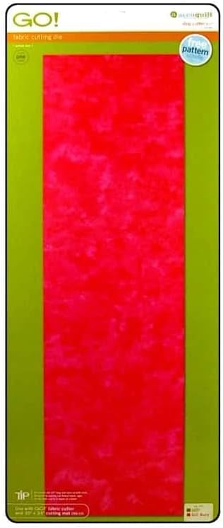 AccuQuilt GO Fabric Cutting Dies, Strip Cutter, 6-1/2-Inch