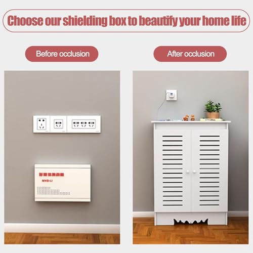 Armoire routeur WiFi sur pied avec boîtier modem de 90 cm