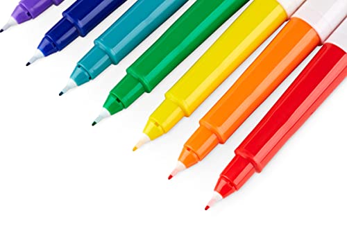 Crayola Ultra Fine Point Markers (12ct), No Bleed Markers for Adult Coloring Books, Doodle Art Marker Set, Lettering, Calligraphy, Drawing - image 5