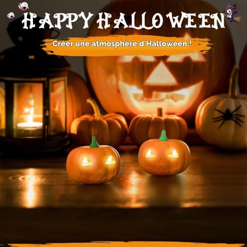 Lampes frontales d'halloween