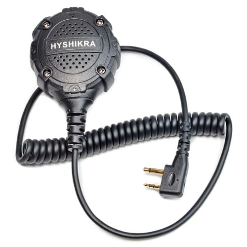 Support Pour Talkie-walkie Et Micro - Fixation Vis Ou Adhésif - Compatible Voiture, Bateau, Studio - HYSHIKRA