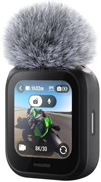 Insta360 X5, Ace Pro 2 GPS Preview Remote com microfone integrado