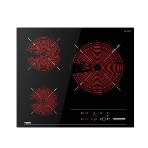 Teka - Vitroceramica TBC 63620 TTC - Vitrocerámica 60 cm - Con Funciones para preparar cualquier...