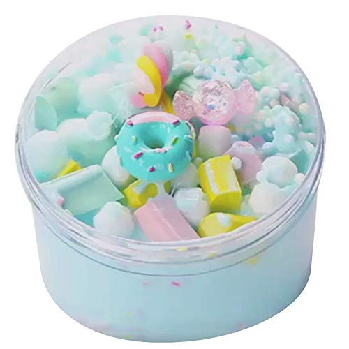 Christmas Best Toy Gift!!!Kacowpper Ice Cream Beautiful Color Mixing Cloud Slime Putty Scented Stress Kids Clay Toy