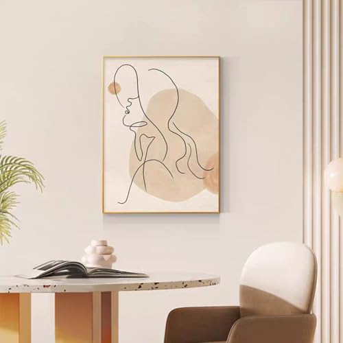 Laminas decorativas abstractas para dar calidez al salón y dormitorio