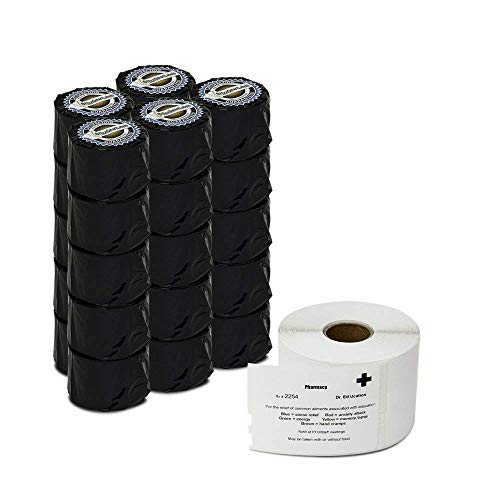 Officesmartlabels - 2-1/8" X 2-3/4" Veterinary Diskette Media Labels, Compatible With Dymo 30258 (25 Rolls - 400 Labels Per Roll) #TOP29