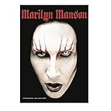 Head Shot Marilyn Manson Fabric Poster