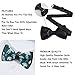 HEBVASS Fashion Butterfly Bow Tie for Teens & Adults, Pre-Tied Adjustable School Uniform Rave Party Creative Decoration, Jellyfish Ocean Sea Underwater Life Bowtie