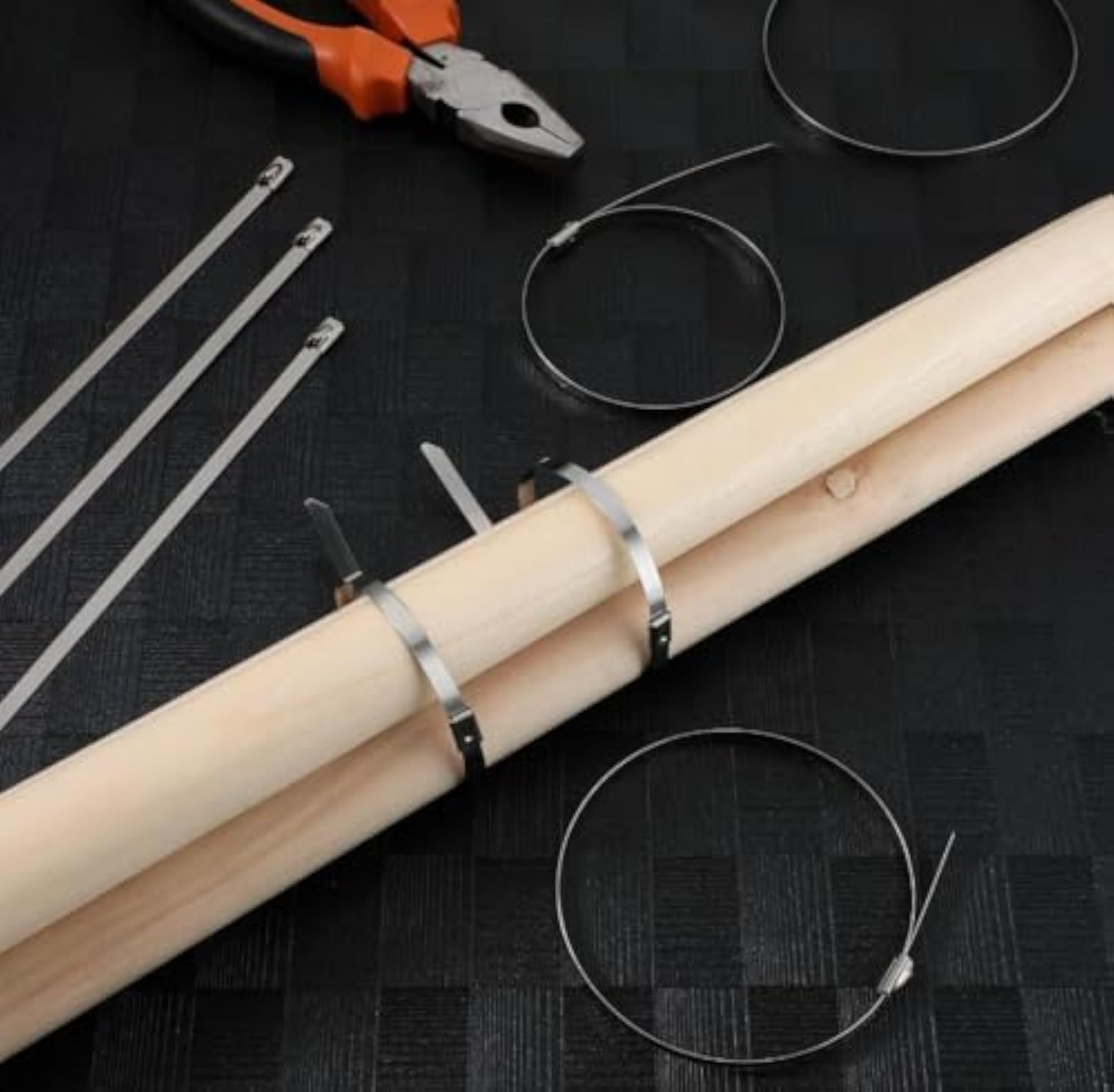 Metal Cable Tie Zip Ties Pack of 25