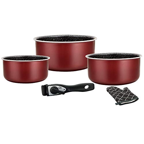 Herzberg - Batterie de cuisine - Set de casseroles...