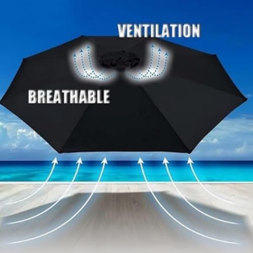 10x10ft Square Offset Umbrella Replacement Canopy - Durable Fabric for Double Top Cantilever Umbrella, Weather-Resistant Patio Shade Cover, Easy to Install