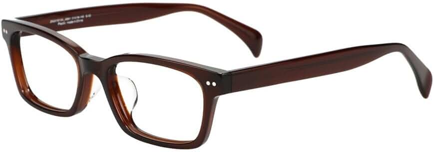 Amazon | [ゾフ] ウェリントン型 メガネ（ブラウン（クリア））｜眼鏡