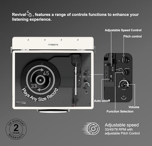 Platine vinyle portable BT pour écouter vos disques sans installation complexe - 3