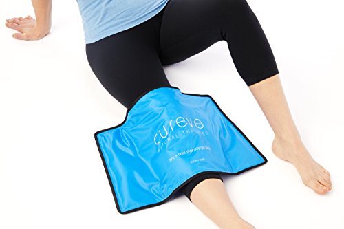 Extra Large Hot And Cold Therapy Gel Pack With Cover By Cureve (21" X 13") - Reusable Ice Pack For Injuries, Aches And Pain On Back, Legs, Shoulders And Arms #TOP6