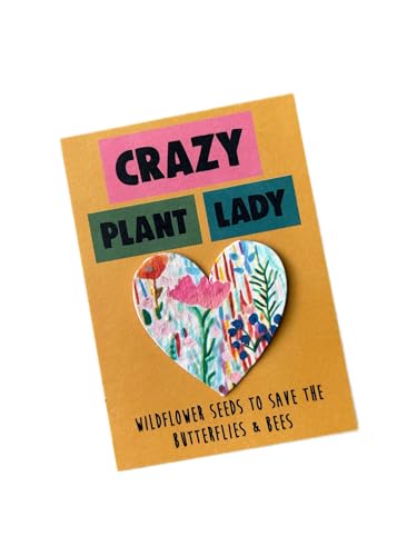 Crazy plant lady gift | Plantable seed paper | Wildflower se