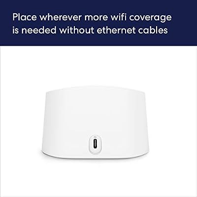 Like-New Amazon eero 6 mesh wifi add-on extender - Add up to 1,500 sq. ft. of Wi-Fi 6 coverage. Required eero mesh wifi system not included