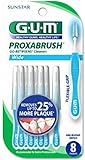 GUM Go Between Proxabrush Refills for Wide Tooth Spaces - 8 Ea (pack of 2)