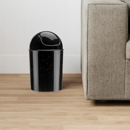 Image of Umbra Mini Waste Can, 1-1 /4 Gallon with Swing Lid (Galaxy)