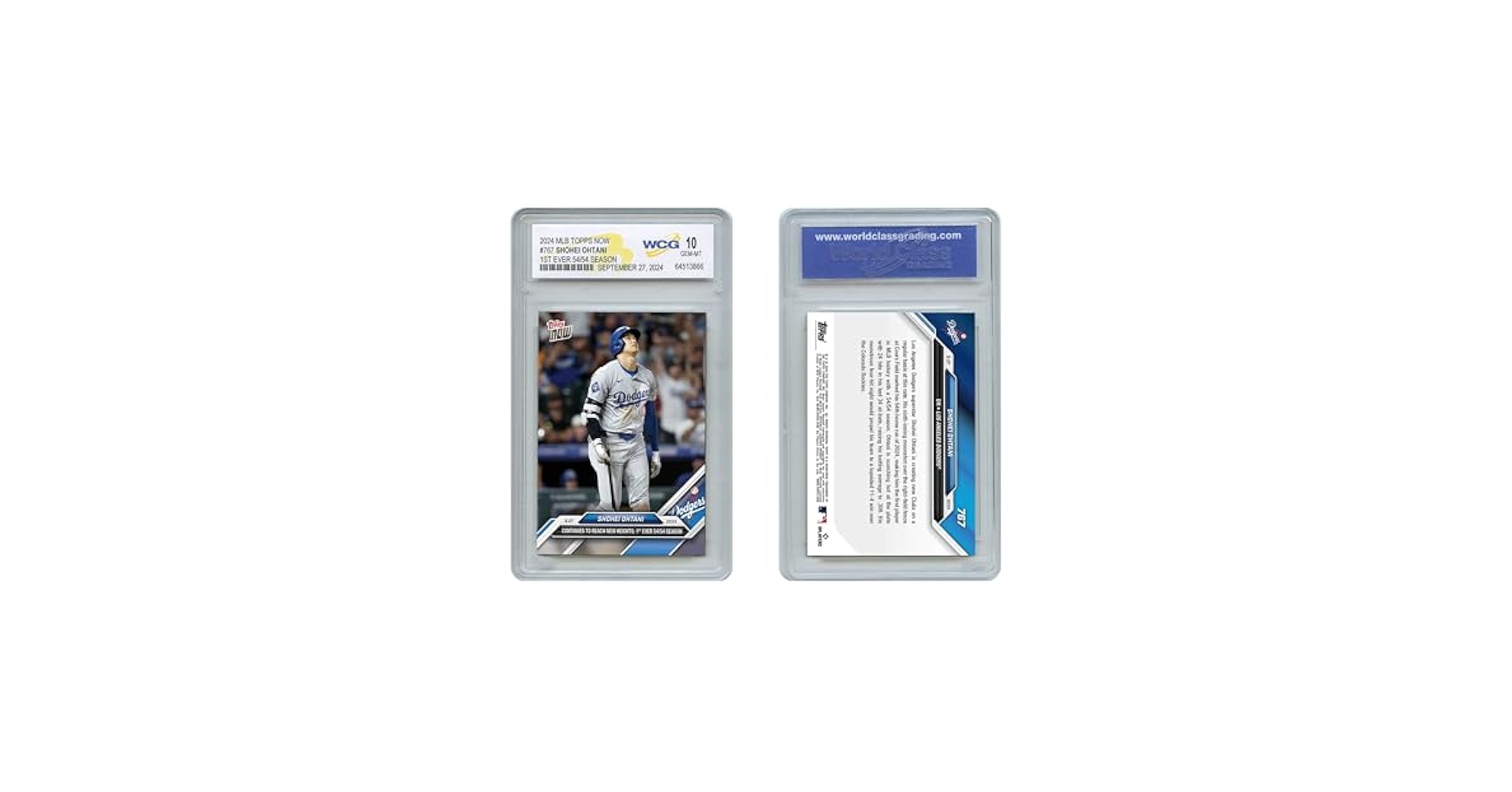 Amazon.com: 2024 Topps Now SHOHEI OHTANI 1st Ever 54/54