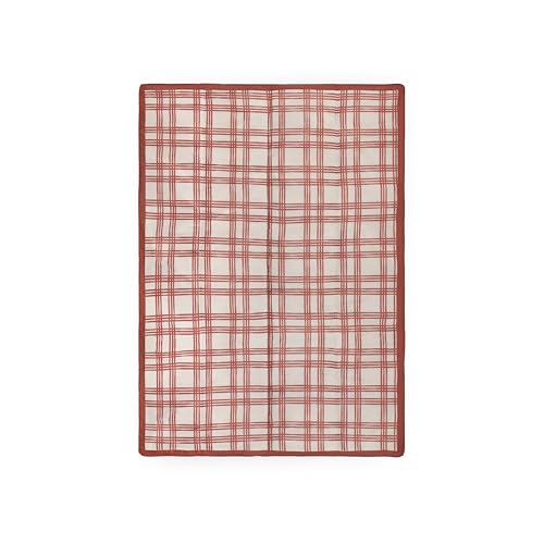 Image of Little Unicorn 5'x5' Outdoor Family Picnic & Beach Blanket | Durable & Water-Resistant Fabric | Compact Fold & Easily Wipes Clean | Zipper Pocket (Picnic Plaid)