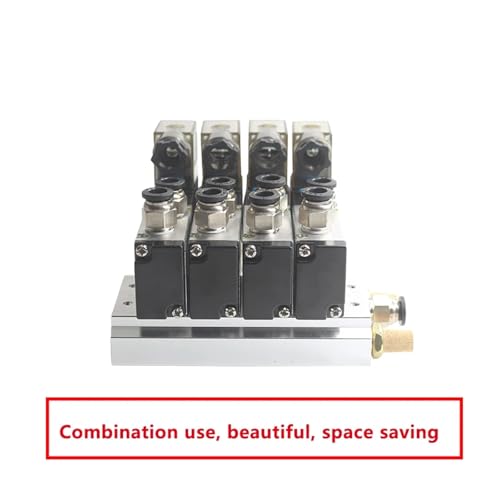 Collecteur de valeurs pneumatiques 5/2 îlot distributeur 8mm DC12V - 4