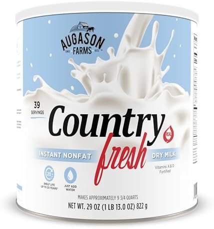 Augason Farms Country Fresh Instant Nonfat Dry Milk Powder
