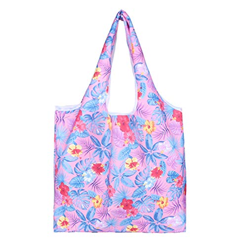 Cabilock 4 peças sacos de compras reutilizáveis dobráveis grandes bolsas de supermercado à prova d'