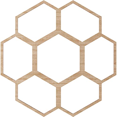 Image of Ekena Millwork 24 inchOD x 8 1 /2 inchID x 3 /8 inchT Florin Wood Fretwork Pierced Ceiling Medallion, Alder