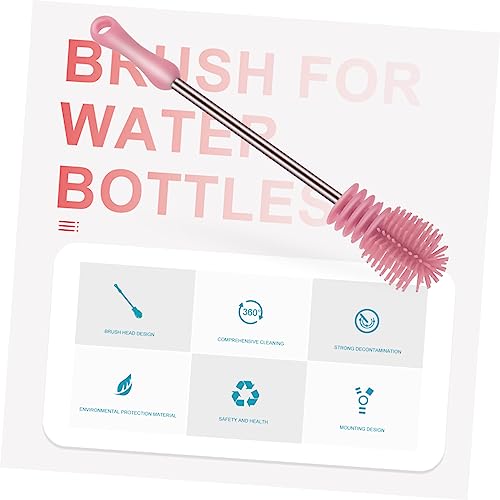 Kisangel 1 PC Escova De Garrafa De Silicone Escova De Garrafa De Bebê Escova De Limpeza De Copo Esco