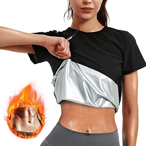 Plunack Tute Dimagranti da Donna Neoprene Fitness Manica Corta T-Shirt  Camicie da Sauna Sudorazione Hot Thermo Dimagrante Sudore Shaper Fitness  StraNotizie StraNotizie.it