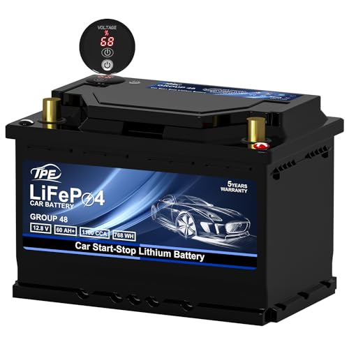 Group48 LiFePO4 12V 60AH Car Battery
