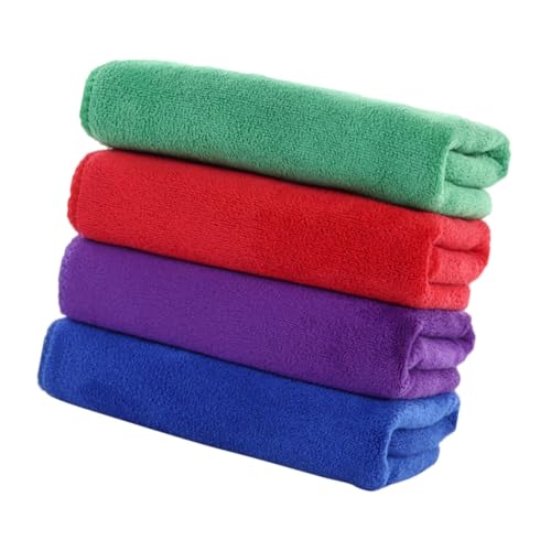 SOLUSTRE 4 Piezas paño de Limpieza Kitchen Towels bayeta escurreplatos depuradores de Esponja depuradores de Cocina paños trapillo Toalla de Microfibra Toallas de Microfibra para Limpieza