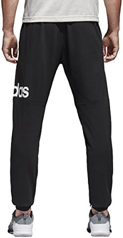 adidas S1754MCL230A Men's Essentials Performance Logo Pants, Black/White, Large