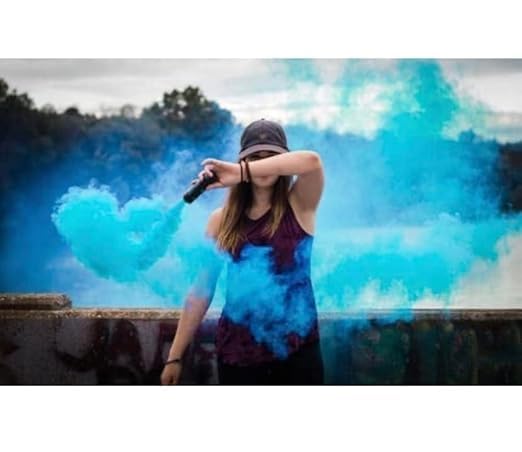 Image of Diamond Craft Herbal and Eco Friendly Fog Color, Stage Performance, Halloween Christmas, Wedding Party Decoration Video Shooting Props, Holi MultiColour (mixed color- pack of 5 fog stick)