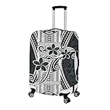 Homeyang Funda Maleta Cabina Flor Verde Oscuro Funda Maleta Protectora Elástico Spandex Poliéster Lavable Cubierta de Equipaje 18-32 Pulgadas Fundas Maletas de Viaje (S)