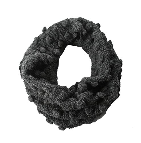 Infinity-Lightweight-Alpaca-Blend-Scarf-Natural-Fiber-Wrap-for-Women-Charcoal-Gray