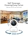 GNCC 2K WiFi Cameras for Home Security, Security Camera Indoor, Baby/Pet Camera with Phone App, 2.4/5GHz, Motion Detector, Night Vision, 2-Way Audio, SD/Cloud Storage, Works with Alexa & Google Home