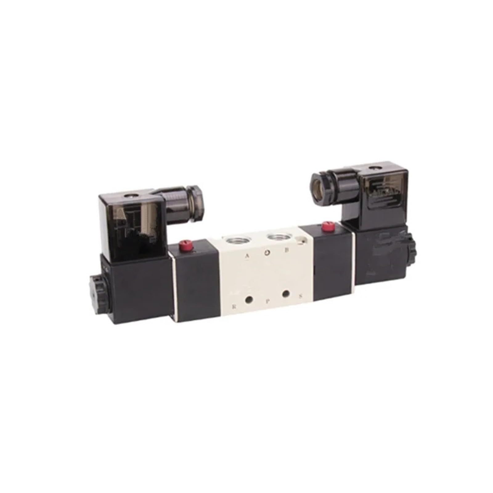 Huuoqiwy 4V310-10 Solenoid Valve 5/2 5/3 Way For 4V310-08 4V320-08 4V330c-08 4V330e-08 4V320-10 4V330e-10 4V330p-10(,Ac110)