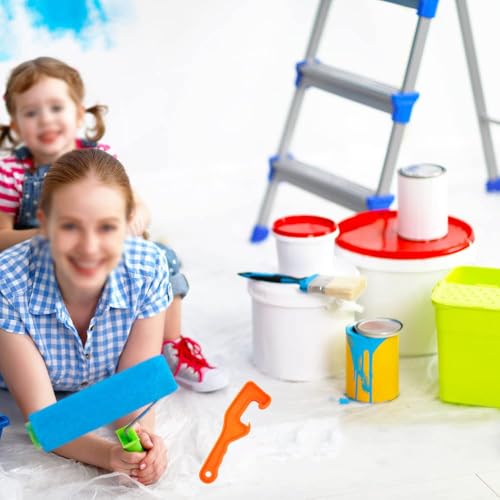 Sarini 2 Stück Farbeimer, Dosendeckel, Eimeröffner, Eimerdeckelheber, Entferner, Schraubenschlüssel, Werkzeug für den Einsatz im Homeoffice