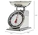Taylor Mechanical Kitchen Food Scale with Bowl, Weighs Up to 11lbs, Measures in Grams and Ounces, Analog Cooking Scale for Baking, Black and Silver