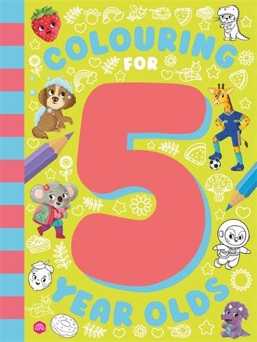 Colouring for 5-Year-Olds: A cute and cosy colouring book perfect for screen-free fun | Created specially for 5-year-old artists