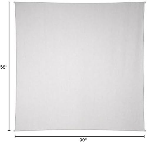 Miniatura 4 de Sunshine Joy Tapiz blanco liso 100% algodón 58x90 pulgadas