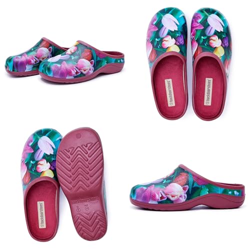 Image of Backdoorshoes Waterproof Premium Garden Clog Shoes for Women with Arch Support