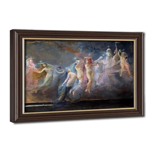 Toile The Morning Stars par Sarah Dodson cadre suspendu 30x45cm
