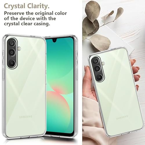 Image of COVERBLACK Cases Flexible Rubber Case Back Cover Compatible for Samsung Galaxy A56 5G - Transparent
