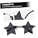 Garneck A Pair of Unusual Star-Shaped Rimless Sunglasses for Women, Irregular Fashion Sunglasses for Cosplay Parties and Photo Shoots, Gold Frame with Grey