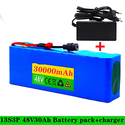 48V E-Bike Bateria 30Ah 18650 10S4P Bicicleta Elétrica Lithium Battery Pack Para 300W 350W 500W 750W