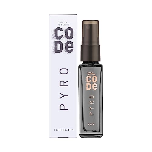 Image of Wild Stone CODE Pyro Eau De Parfum For Men, 8Ml|Bold, Intense & Vibrant Fragrance| Luxury Men Perfume With Long Lasting Aroma Spray.
