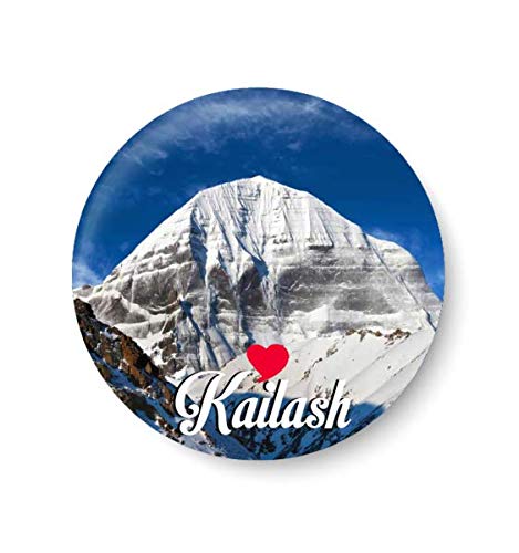 PEACOCKRIDE Love Mount Kailash I Souvenir l Travel I Fridge Magnet (Metal, Multicolour, 75mm)-image-16