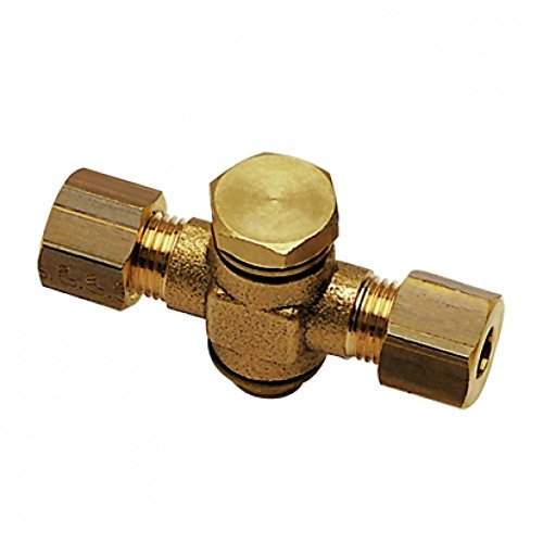 Racor de compresión de latón Parker BSPP macho G1/8 de 4 mm con junta de sellado cautivo